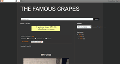 Desktop Screenshot of famousgrapes.blogspot.com