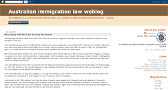 Desktop Screenshot of migrantlaw.blogspot.com