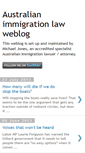 Mobile Screenshot of migrantlaw.blogspot.com