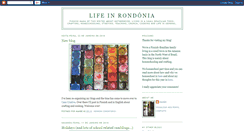 Desktop Screenshot of lifeinrondonia.blogspot.com