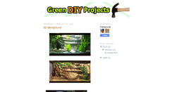 Desktop Screenshot of greendiyprojects.blogspot.com