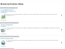 Tablet Screenshot of brandactivationideas.blogspot.com