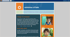 Desktop Screenshot of ministriesoffaith.blogspot.com