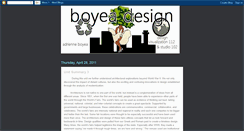 Desktop Screenshot of boyeadesign.blogspot.com