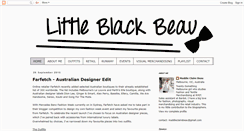 Desktop Screenshot of littleblackbeau.blogspot.com