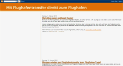 Desktop Screenshot of flughafen-transfer.blogspot.com