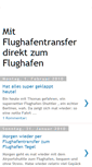 Mobile Screenshot of flughafen-transfer.blogspot.com