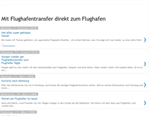 Tablet Screenshot of flughafen-transfer.blogspot.com