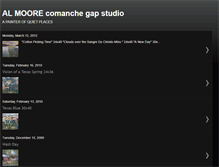 Tablet Screenshot of comanchegapstudio.blogspot.com