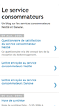 Mobile Screenshot of leserviceconsommateurs.blogspot.com