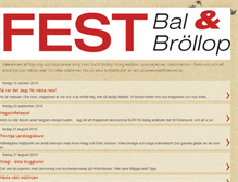 Tablet Screenshot of festbalbrollop.blogspot.com