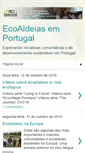 Mobile Screenshot of ecoaldeiasemportugal.blogspot.com