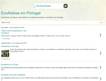 Tablet Screenshot of ecoaldeiasemportugal.blogspot.com