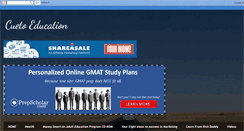 Desktop Screenshot of cuetoeducation.blogspot.com