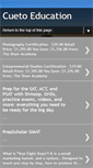 Mobile Screenshot of cuetoeducation.blogspot.com