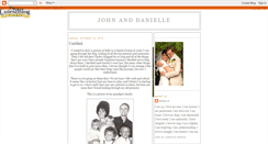 Desktop Screenshot of johnanddaniellebarron.blogspot.com