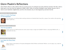 Tablet Screenshot of glennplaskinsreflections.blogspot.com