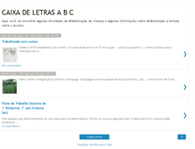 Tablet Screenshot of caixadeletrasabc.blogspot.com