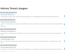 Tablet Screenshot of mistressteresasdungeon.blogspot.com