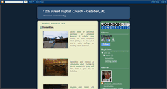Desktop Screenshot of 12thstreetbaptistchurch.blogspot.com