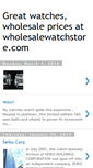 Mobile Screenshot of greatwatcheswholesaleprices.blogspot.com