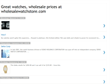 Tablet Screenshot of greatwatcheswholesaleprices.blogspot.com
