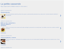 Tablet Screenshot of la-petite-casserole.blogspot.com