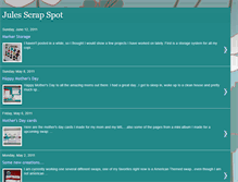 Tablet Screenshot of julesscrappyspot.blogspot.com