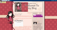 Desktop Screenshot of mandasnotgotaclue.blogspot.com