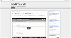 Desktop Screenshot of extjs-tutorials.blogspot.com