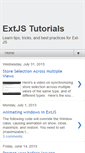 Mobile Screenshot of extjs-tutorials.blogspot.com