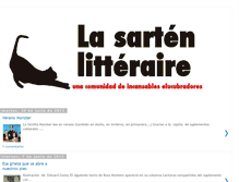 Tablet Screenshot of lasartenlitteraire.blogspot.com