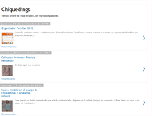 Tablet Screenshot of chiquedings.blogspot.com