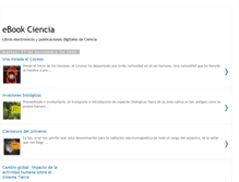 Tablet Screenshot of ebookciencia.blogspot.com
