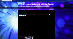 Desktop Screenshot of etelevisionnetwrk.blogspot.com