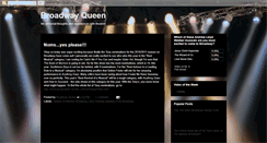 Desktop Screenshot of bwayqueen.blogspot.com