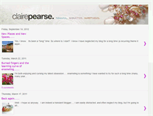 Tablet Screenshot of clairepearse.blogspot.com
