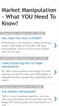 Mobile Screenshot of marketmanipulation-whatyouneedtoknow.blogspot.com