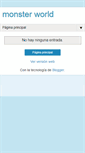 Mobile Screenshot of monster-worldgame.blogspot.com