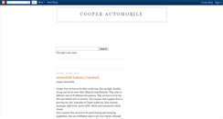 Desktop Screenshot of cooper-automobile.blogspot.com