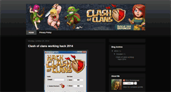 Desktop Screenshot of clashworkinghackclans2014.blogspot.com