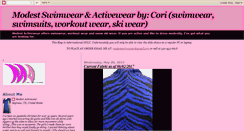 Desktop Screenshot of modestactivewear.blogspot.com