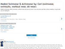 Tablet Screenshot of modestactivewear.blogspot.com