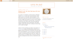 Desktop Screenshot of livetoeat-blog.blogspot.com