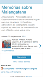 Mobile Screenshot of memoriassobremalangatana.blogspot.com