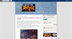 Desktop Screenshot of divulgacionindie.blogspot.com