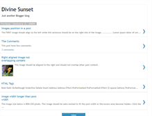 Tablet Screenshot of divine-sunset-template.blogspot.com