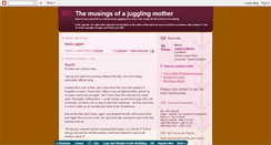 Desktop Screenshot of jugglingmother.blogspot.com
