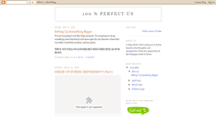 Desktop Screenshot of 100percentperfectus.blogspot.com