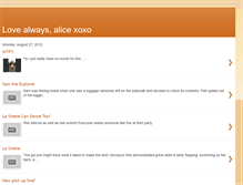 Tablet Screenshot of lovealwaysalicexoxo.blogspot.com